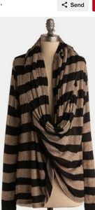 Ark & Co scarf cardigan